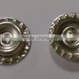 Tougher Material Use Twin Prong Ring Snap Button