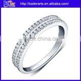 Hot 925 Sterling Silver Young Boy Ring Fake Diamond Ring For Boys thumbnail-2
