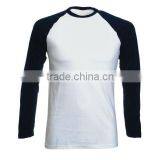 White Black Mens Long Sleeve Tshirts thumbnail-1
