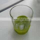 Clear Drinking Glass Tumbler With Silicone Sleeve thumbnail-4