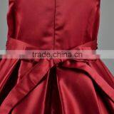 2016 Fashion Sleeveless Satin Bow Little Baby Girl Dress Party Wear Special Occasion Ball Gown Dress Children Costume thumbnail-6