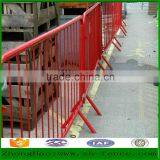 Hot Dipped Galvanized and Powder Coated Mobile Temporary Crowd Control Barrier