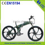 2015 Factory New 26" 36V Folding Mountain Electric Bike Engine thumbnail-3