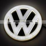 High Quality 4D Car Led Custom Emblem Logo Light Badge for VW with CE ROHS