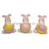 Hand-painted Rabbit Ceramic Egg Cup