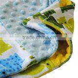 2016 ABC TEX High Quality Hippo Pattern Baby Security Super Soft Lt Blue Pillow Case thumbnail-2