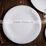 New Bone China Tableware Dinner White Round Plate and Dish for Wedding Restaurant thumbnail-1