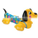 inflatable dachshund ride on pool float boat