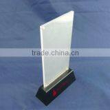 Eco-friendly Acrylic Restaurant Menu Card Holder With Led Base thumbnail-1