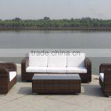 Synthetic Rattan Garden Sofa Set Hand Woven by Wicker Rattan - Poly Rattan Sofa Outdoor Furniture thumbnail-2