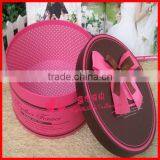 High Quality Colorful Fancy Paper Circular Gift Box thumbnail-1