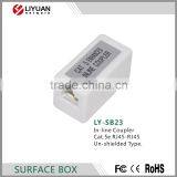 LY-SB23 RJ45 Female In-line Coupler CAT5e Coupler Un-shielded Type