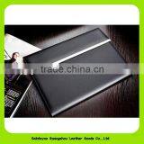 High Quality Eco Friendly Hard Cover Leather a4 Conference Folder Black thumbnail-5