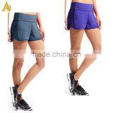 Ladies Fitness Wear Gym Trousers Shorts For Women Gym Wear 100% Polyester Lycra Ladies Fitness