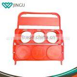 2-tier Promotional Plastic Beer Bottle Rack Mineral Water Stand Soda Cans Display Plastic Beverage Display Stand thumbnail-2