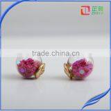 Aros Double Pearl Rhinestone Crystal Earrings for Women Crystal Gold Stud Earrings Jewelry Accessary thumbnail-4