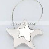 Wholesale Fashion New Design Keyring Starfish Custom Metal Star Shape Keychain
