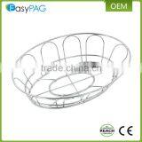 Wholesale Fancy Stainless Steel 430 Metal Wire Mesh Home Kitchen Bread Basket thumbnail-2
