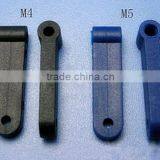 RC Aircraft Parts 2pcs/pack Nylon Arms Black / Blue Color Nylon Large Rocker Arm