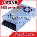 Hot Sale 350w 5v 60a Switching Power Supply CE Factory Price NES-350-5