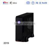 Realan Black Mini ITX Box E- 2019 With 120W DC Power Supply and 12V 5A AC Adapter, PC Mini Case