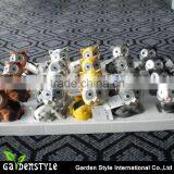 Poly-resin Kitten Cute Animal Bright Eyes Mini Wholesale Solar Lights