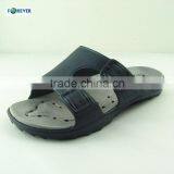 Custom Fuzzy Mens Blue Slide Slippers Shoes thumbnail-1