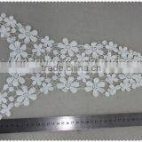 2016 New Wholesale Machine Embroidery Neckline 100% Cotton Crochet Lace Collar thumbnail-2