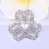 2016 New Flower Design Rhodium Plated Copper Alloy Brooch With Big Shell Pearl thumbnail-1