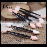 1Pcs 2 Heads Black Wooden Multifunctional Makeup Brush Eyeshadow Brush thumbnail-2