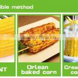 Cut of Sweet Corn Cob With Plastic Vacuum Packed thumbnail-4