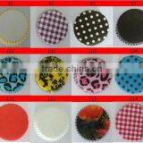 Supply Kinds of Patterns Cupcake Baking Liner Paper Baking Cases Fancy Paper Cupcake Liners