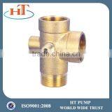 brass 5 way pipe fitting for water pump