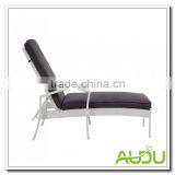 Audu White Los Angeles Garden Wicker Rattan Sun Lounger thumbnail-5