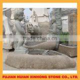 River Stone Fountain With Litter Boy Statue for Garden Decoration thumbnail-1