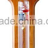 Wooden, High borosilicate glass Galileo Thermometer