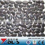 Pebble Stepping Stone Black Color Stone Pebble Flooring Tiles thumbnail-1