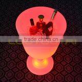New Design Wineglass Shape Plastic Luminous Led Ice Bucket/Bar Wine Ice Bucket thumbnail-5