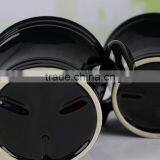 Home & Garden Bathroom Accessories Ceramic Black Shaving Bowl thumbnail-6