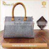 Latest Custom Women Felt Fabric Handbag, Casual Bag, Tote Bag Made in China thumbnail-2