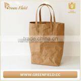 Good Quality Washable Kraft Paper Shopping Bag thumbnail-1
