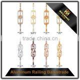 Luxury Design Decorative Powder Coated Aluminum Indoor Stair Handrail thumbnail-5