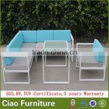 All Weather Sectional Garden Sofa Outdoor Aluminum Sofa Furniture thumbnail-1