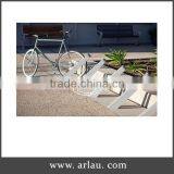 Arlau Cast Aluminum Bike Rack, Bicycle Rack thumbnail-1