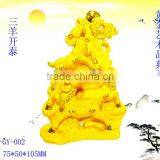 Decorative Handmade Gold Lucky Sheep Figurine thumbnail-1