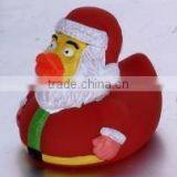 Christmas PVC Floating Santa Kids Gift Bath Duck