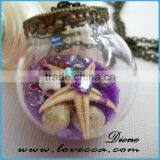 Wholesale Glass Terrarium Necklace, Glass Vial Necklace Pendant Bottles thumbnail-2