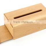 High Quality Plain Wood Car Tissue Box Cover thumbnail-1