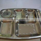 Stainless Steel Lunch Tray Restaurant Use Fast Food Tray thumbnail-1
