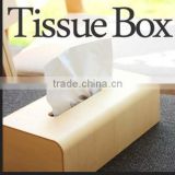 mini wooden tissue box